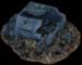 Shelled out bunker